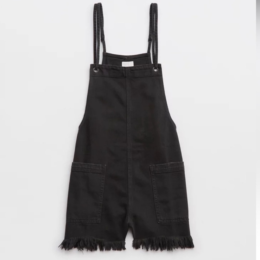 Aerie Double Strap Shortalls Size M